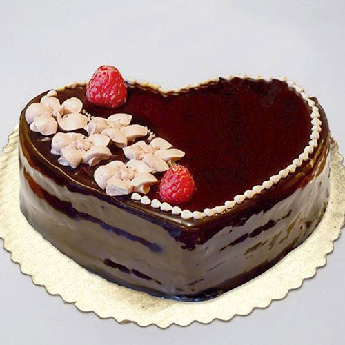 Heart shape Choco cake