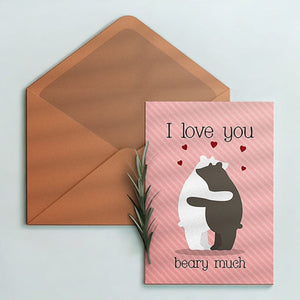 Greeting card (I love you)