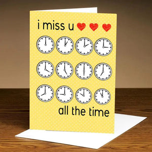 Greeting card (miss you)