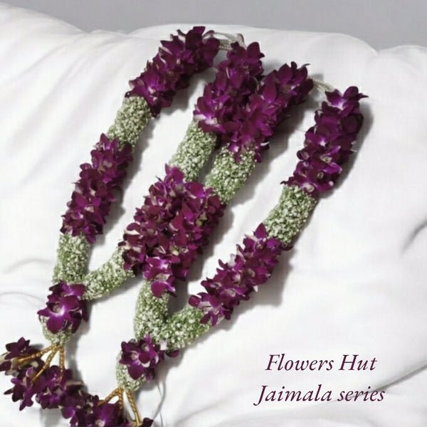 Graceful Purple Orchid Jaimala