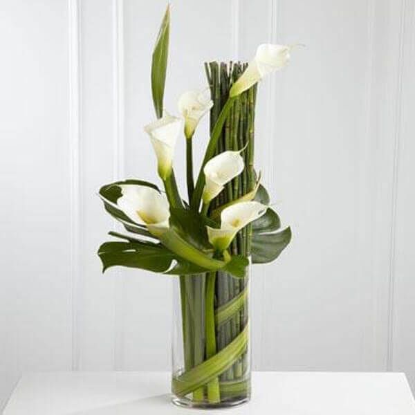 Spriral Calla Arrangement