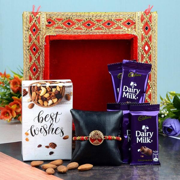 Dry Fruits and Chocolaty rakhi