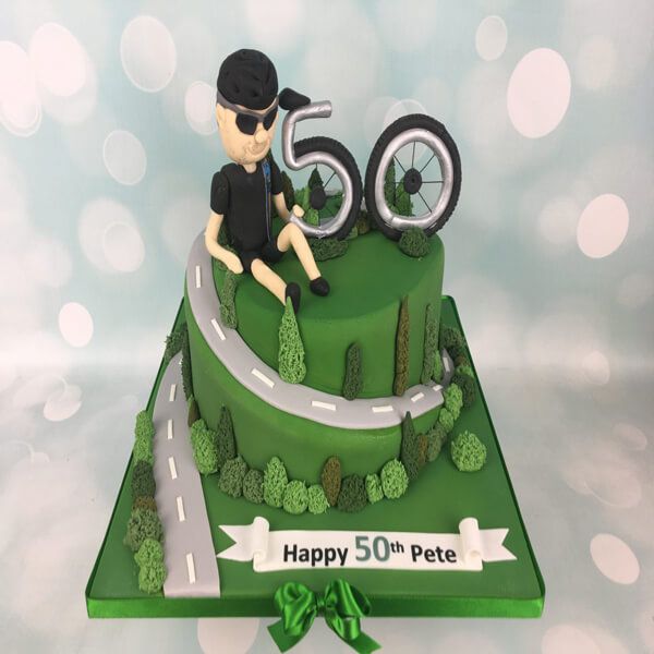 Mountain Cycling Cake