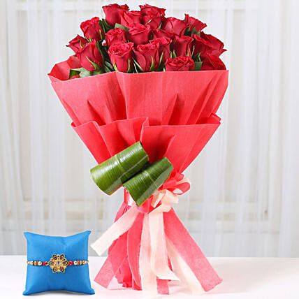 Red Rosy Rakhi