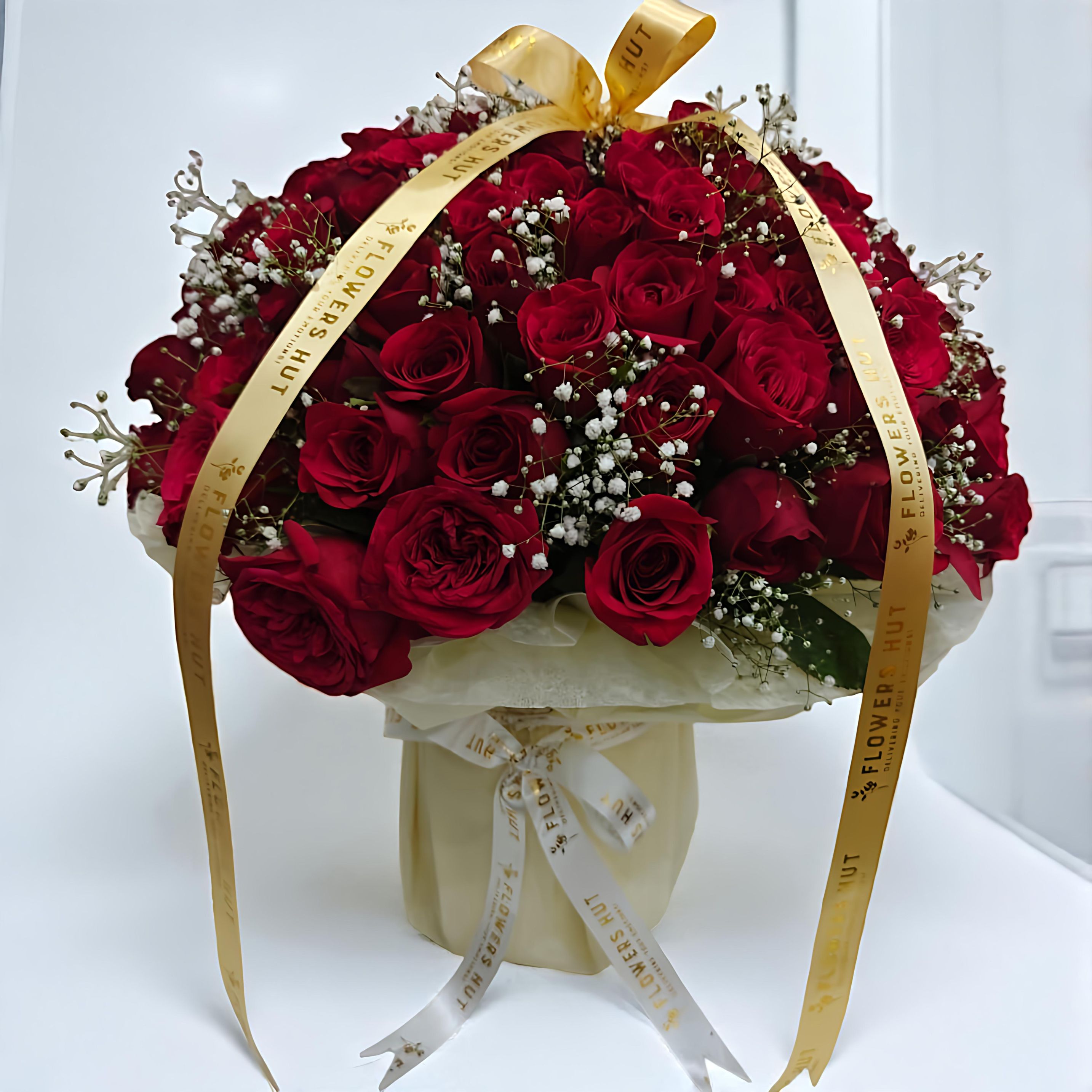 Premium Red roses in Box – Flowers Hut