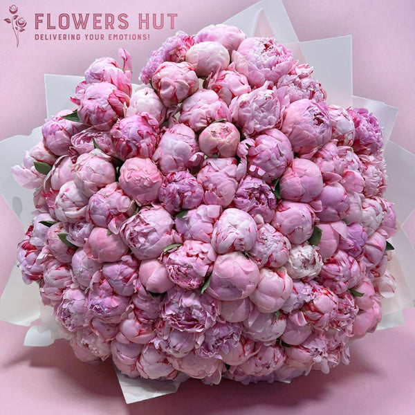 100 Peonies Bouquet