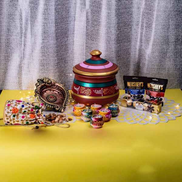 Designer Handi Diwali Hamper - 1