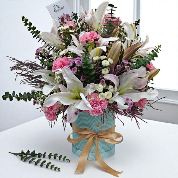 Lilies and Carnations Arrangement