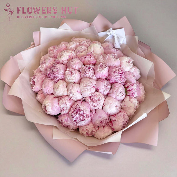 50 Peonies Bouquet