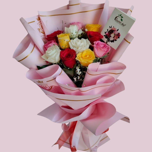 12 Mix Roses Beauty