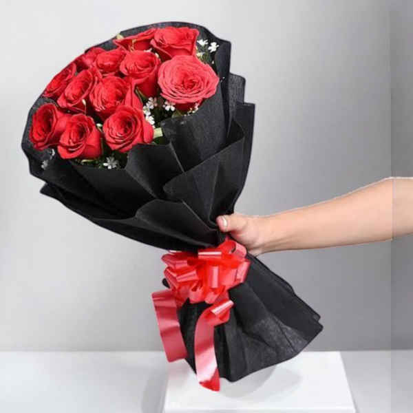 12 Red Roses Bouquet