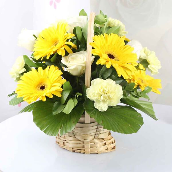 Yellowish White Basket