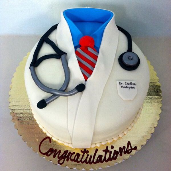 Customized doctor cake - The Baker's Table