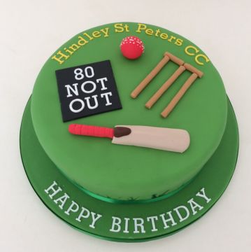80 Not Out Cake