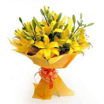 Yellow  lilies Love 