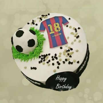 Birthday Football Theme Cake