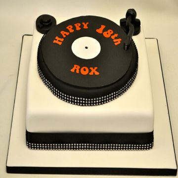 Birthday Gramophone Cake