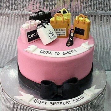Birthday Shopping Cake