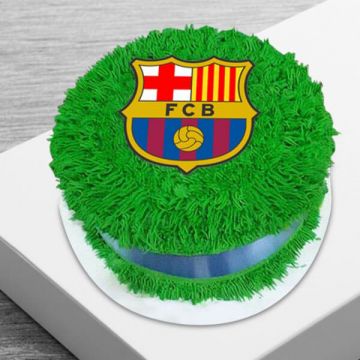 FCB Football Cake