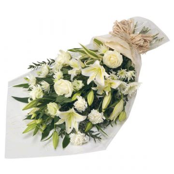 Lilies,Roses,Carnations bouquet