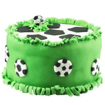 Soccer Theme Cake
