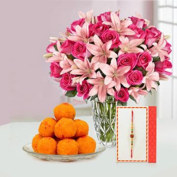 Sweety Lilies Rakhi Gift