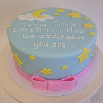 Twinkle Twinkle Baby Shower Cake
