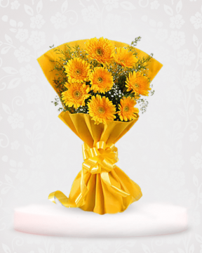 Yellow-Gerbera-Bouquet